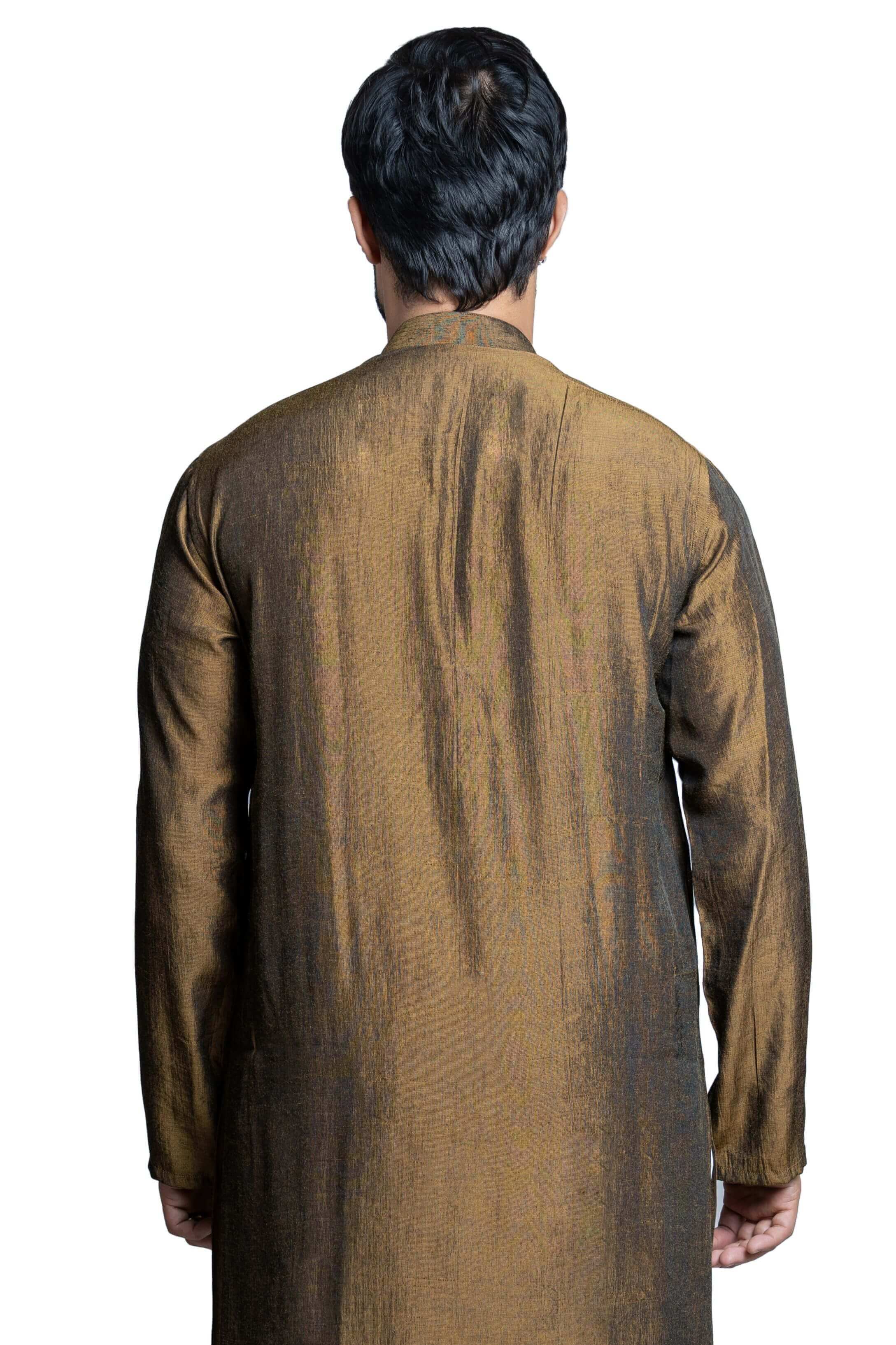 Dark Brown Blend Kurta Pant