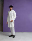Raaka - Saliqaa'2025 - White embroidered kurta pyjama