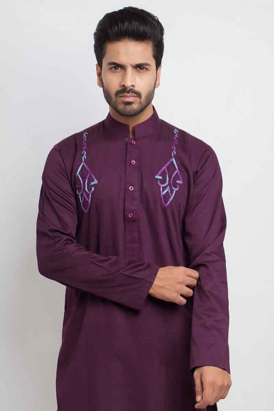 Purple Shalwar Kameez -SHKZ-00052