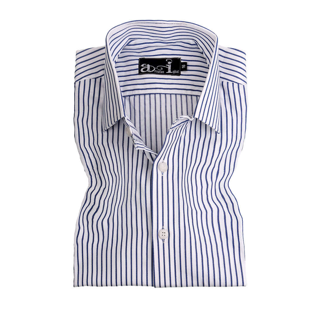 Premium Chic Black and White Striped Formal Shirt 17 Premium Chic Black and White Striped Formal Shirt 17