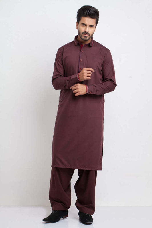 Deep Maroon Shalwar Kameez AI-SHKZ-00146