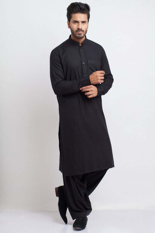 Black premium shalwar kameez