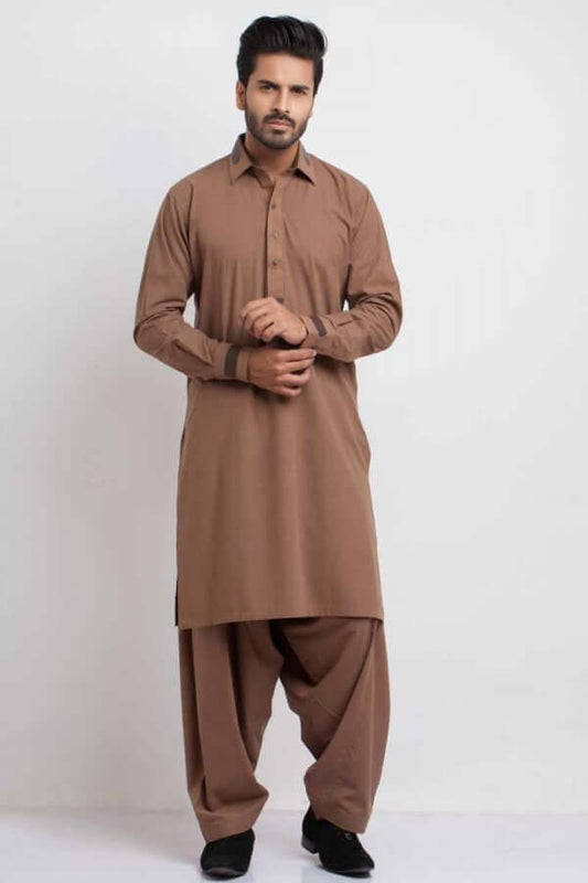 Light Brown Shalwar Kameez AI-SHKZ-00130