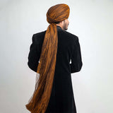 Jet Black Premium Velvet Form-Fitted Sherwani with sophisticated craftsmanship and sleek design
