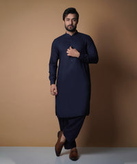 Midnight Ink blue Shalwar Kameez