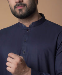 Midnight Ink blue Shalwar Kameez