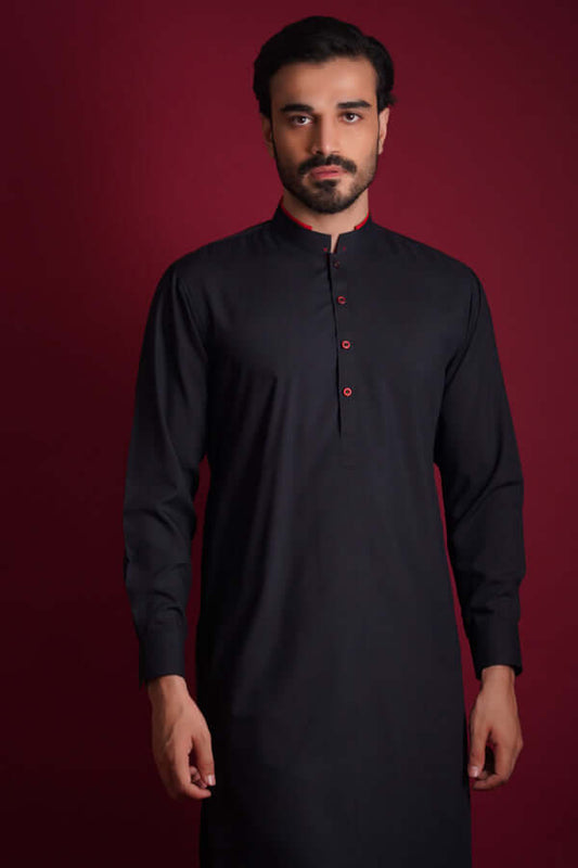 Premium IronEZ Navy Blue Kurta/Pyjama