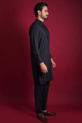 Premium IronEZ Navy Blue Kurta/Pyjama