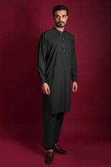 Premium IronEZ Deep Emerald Green Kurta/Pyjama