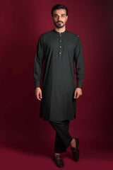 Premium IronEZ Deep Emerald Green Kurta/Pyjama