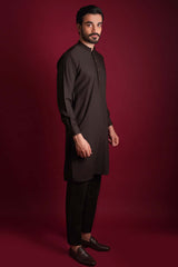 Premium IronEZ Deep Chocolate Brown Kurta/Pyjama