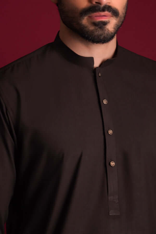 Premium IronEZ Deep Chocolate Brown Kurta/Pyjama The house of Arsalan