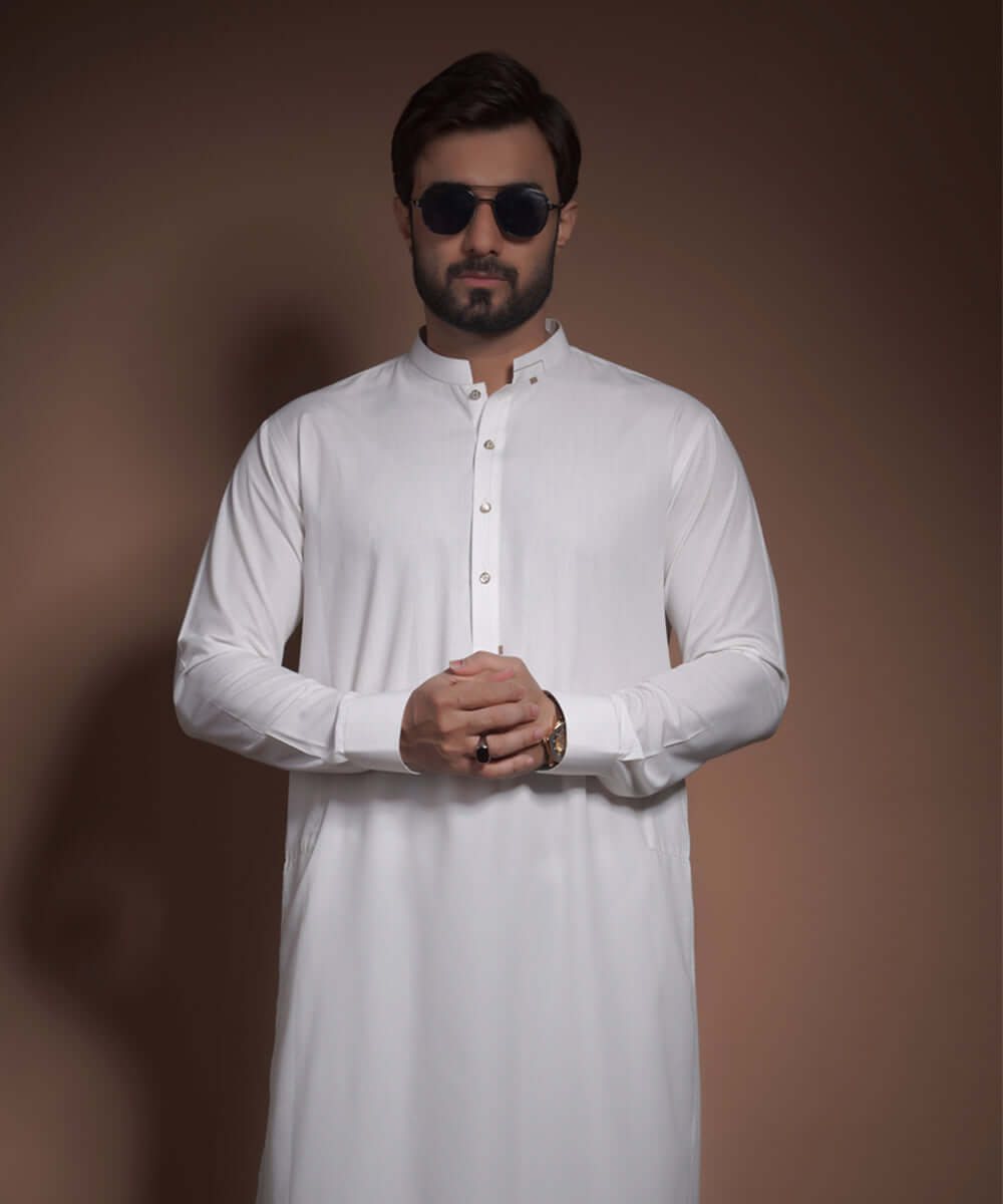 Offwhite Premium Textured Kurta