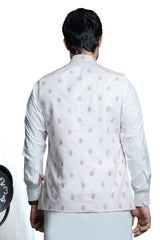 Baby Pink Waistcoat with Persian 