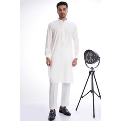 Basic IvoryWhite Kurta Trousers for Mens