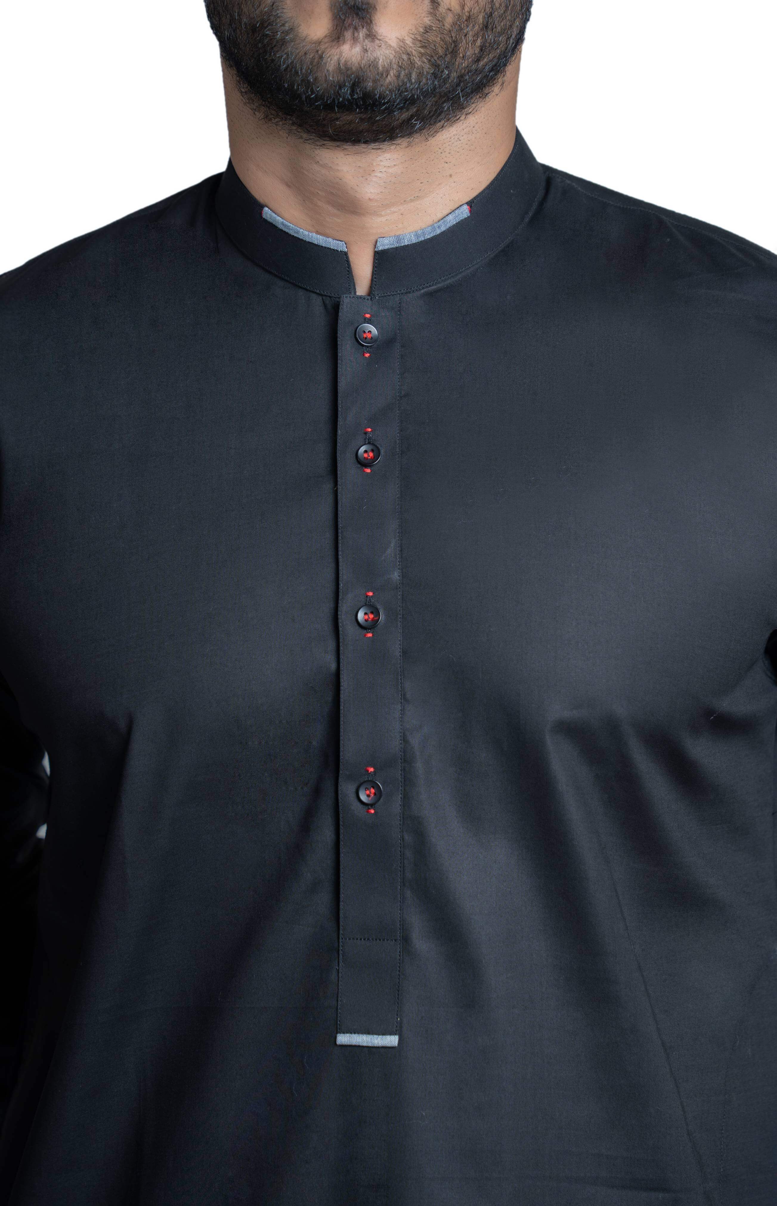 Black Kurta and Pants 