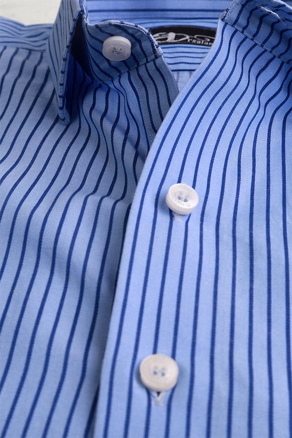 Blue Stripes Formal Shirt for men1