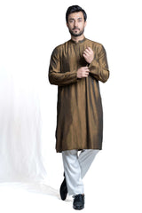 Dark Brown  Blend Kurta Pant 