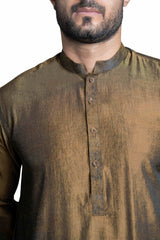 Dark Brown  Blend Kurta Pant 