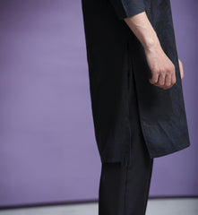 Black Cotton Jacquard 2.0