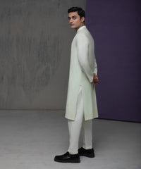 Pastel mint Cotton Jacquard