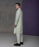 Pastel mint Cotton Jacquard
