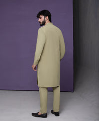 Pistachio IronEZ Kurta pyjama with details
