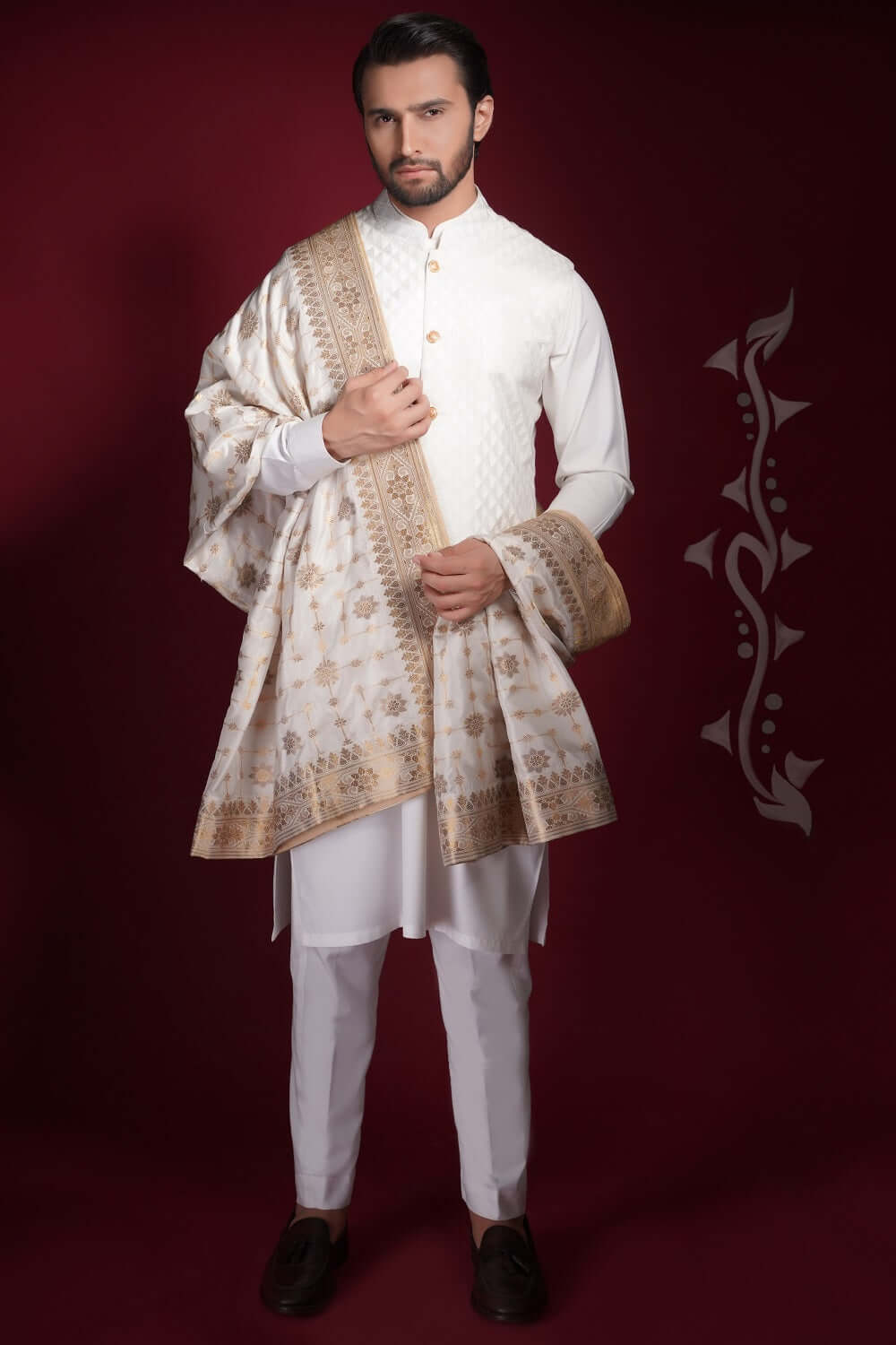 Kurta style with on sale waistcoat