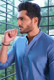 Light Blue and Brown kurta Pyjama for Mens