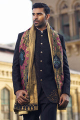 Premium Black Sherwani for Men