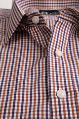 Red Gingham Check Formal Shirt for Men 1