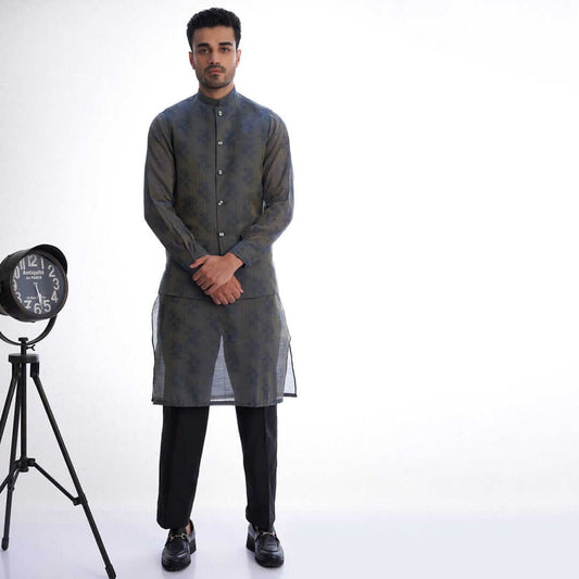 Two-Tone-Cotton-Mens-Kurta