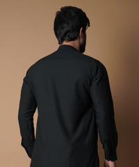 A.I Classics - Classic all black Shalwar Kameez