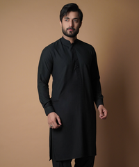 A.I Classics - Classic all black Shalwar Kameez