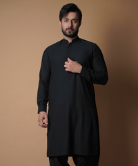 A.I Classics - Classic all black Shalwar Kameez