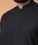 A.I Classics - Classic all black Shalwar Kameez