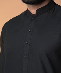 A.I Classics - Classic all black Shalwar Kameez