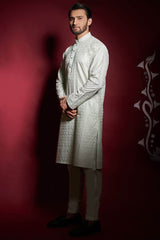 Apple White Soft Chicken Kaari Kurta