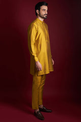 Mustard Kurta and Pyjama/Pants Set