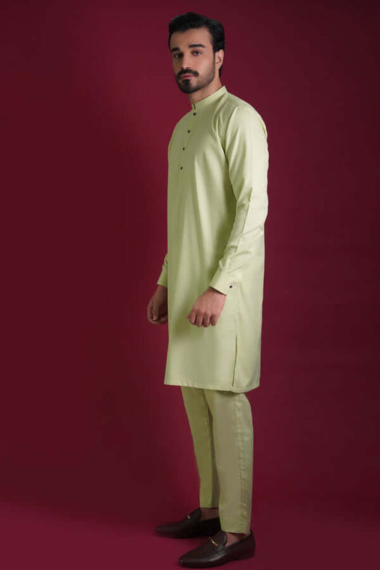 Pistachio Kurta Pyjama Pants set