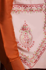 Pink & Burnt Orange Waistcoat Set