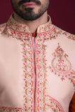 Pink & Burnt Orange Waistcoat Set