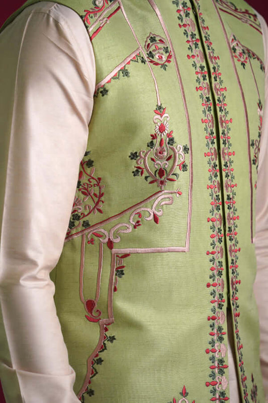 Mint - Floral Gardens Waistcoat Set