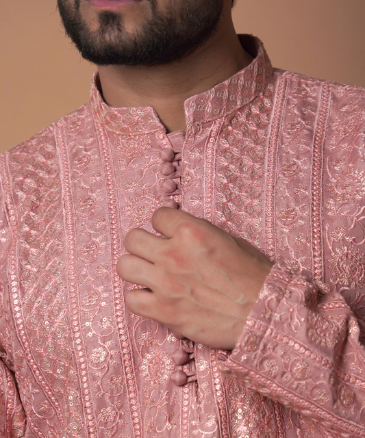 Kurta / Pants - Tea Pink