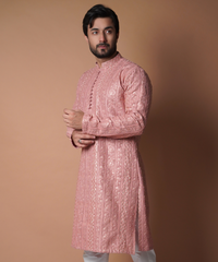 Kurta / Pants - Tea Pink