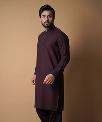 Burgundy Kurta Pants