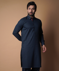 Midnight Ink blue Shalwar Kameez