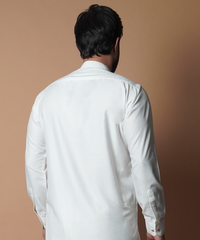 Ivory textured Shalwar Kameez