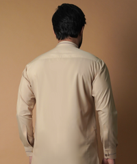 Kurta / Pants - Beige/Light gold