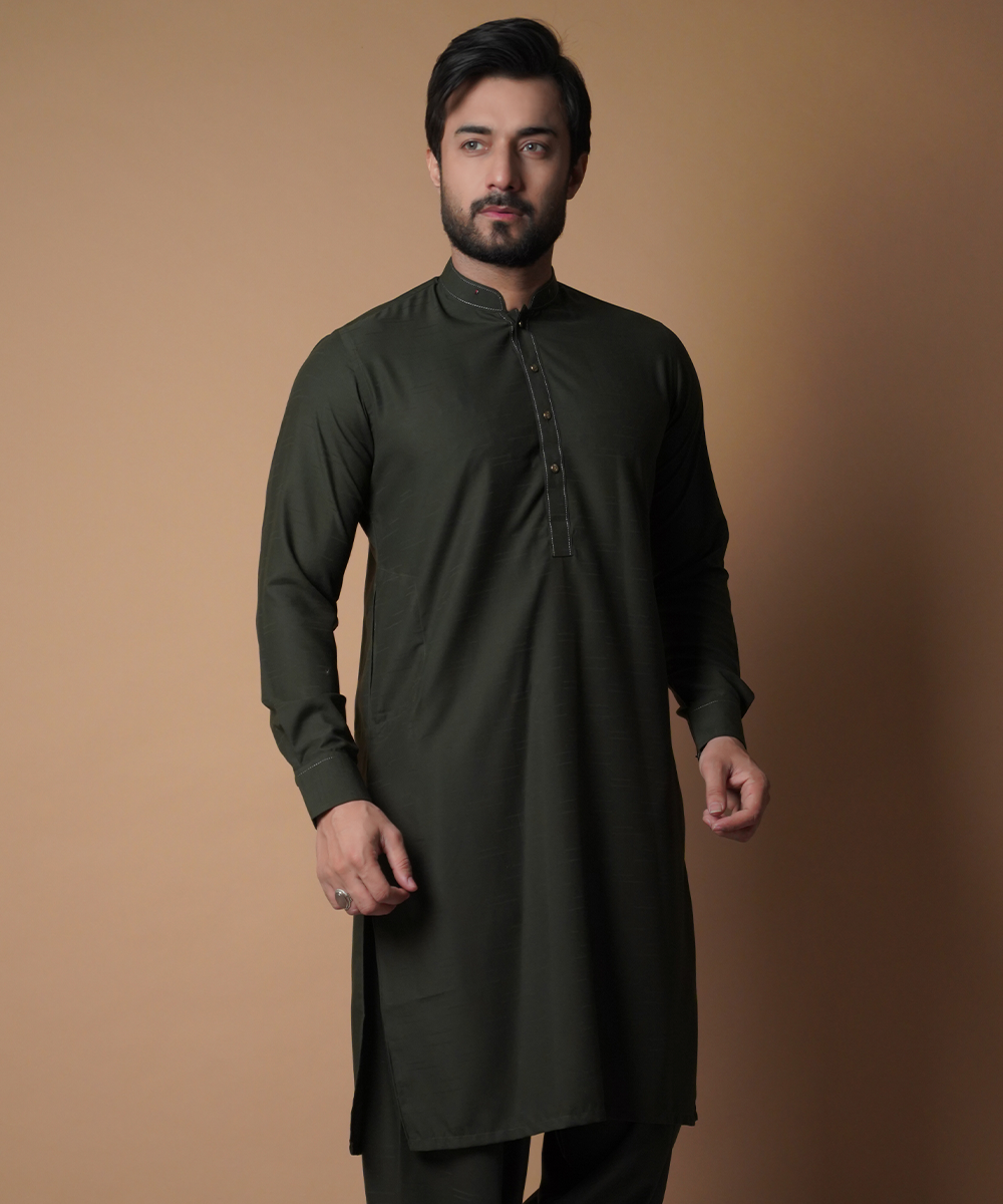 Shalwar Kameez - Deep Green 2.0